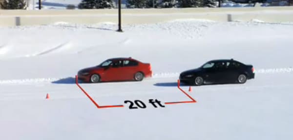 Pneumatici invernali su 2 e 4 ruote: Video Test sulle differenze di aderenza 1