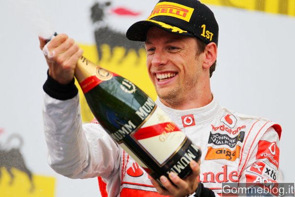 GP F1 Ungheria: Seconda vittoria per Button sui Pirelli P Zero 1