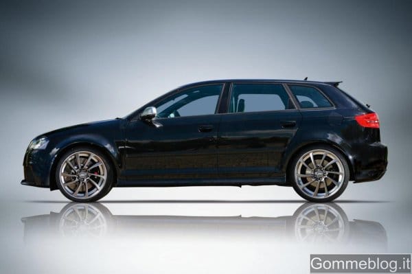 Audi RS3 Tuning ABT: 470 CV e pneumatici 255/30 R19 2