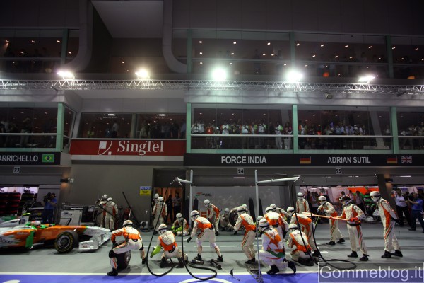 Formula 1: le immagini più belle del Gran Premio di Singapore 1