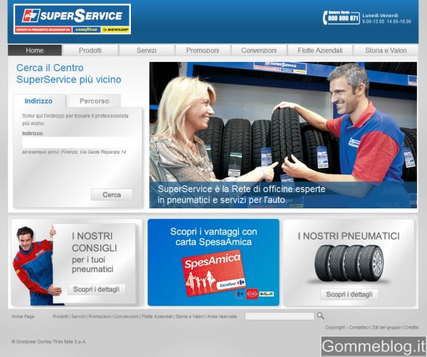 Goodyear - Dunlop rinnova il portale della propria Rete SuperService 1