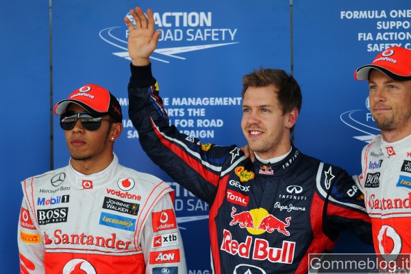 F1 Giappone: Vettel in pole davanti a Button per soli 0,009 secondi 2