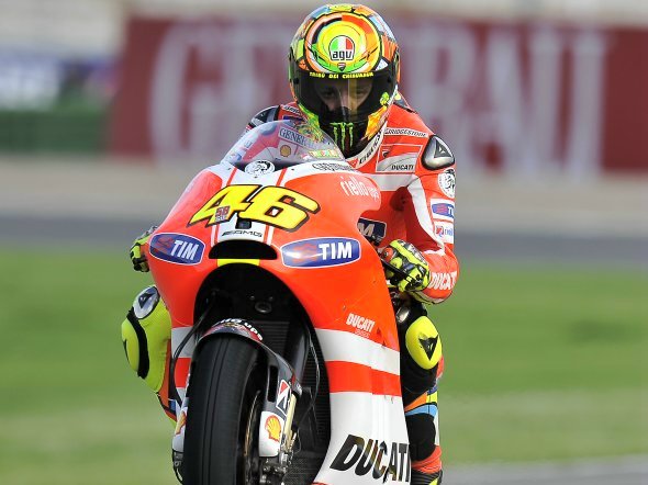 Moto GP Valencia: Valentino Rossi, la Ducati va bene sul bagnato 1