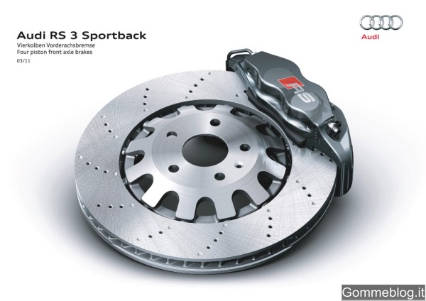 Audi RS3 Sportback: Tecnica e Performance di questa compatta con 340 CV 7