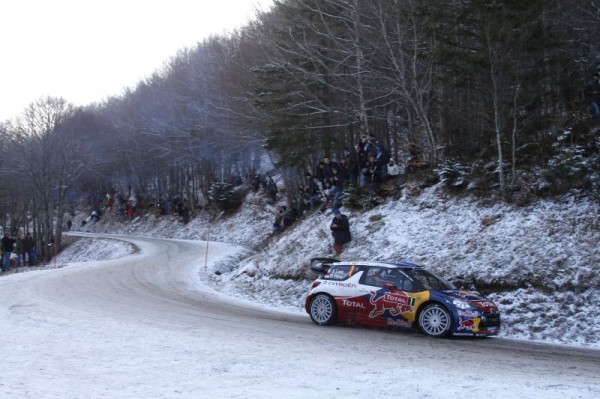 Rally Montecarlo 2012: partita l'ultima Power Stage. Loeb a 5 km dalla vittoria 1