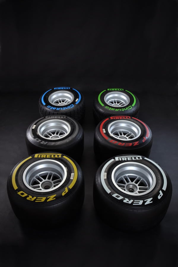 Pneumatici Formula 1: Pirelli spiega i codici a barre delle gomme F1 1
