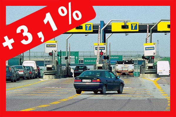 Autostrade: i pedaggi da ieri sono aumentati in media del 3% 1