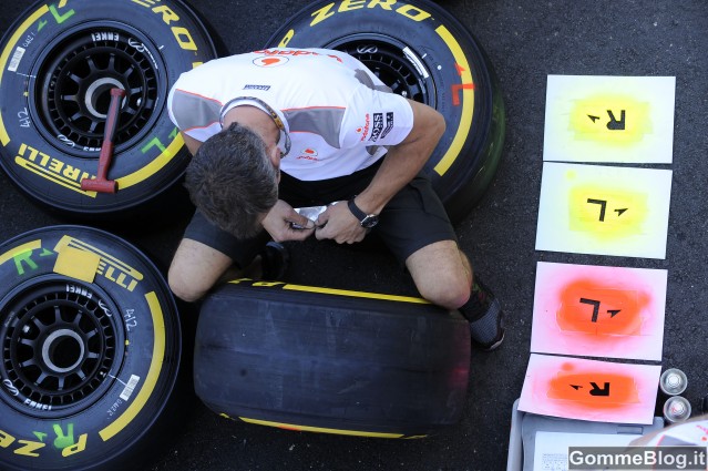Pneumatici Pirelli P Zero Supersoft al GP Monaco F1 2012 1