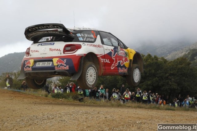 Rally Sardegna Italia: vince Hirvonen su Citroën gommata Michelin 1