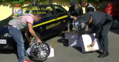 sequestro cerchi in lega