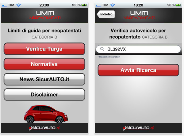 Limiti neopatentati: scopri quale auto è adatta a tuo figlio con l'APP di SicurAUTO 8