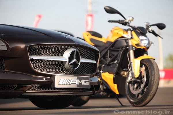 SLS AMG Roadster e Ducati Streetfighter 848, gemelle diverse 15