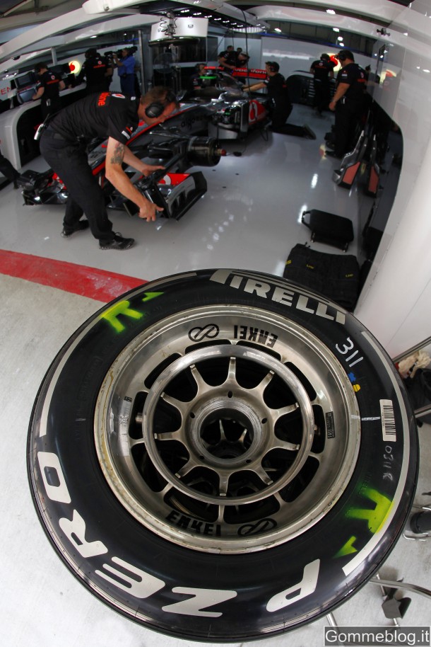 Pirelli Testa le nuove Gomme F1 durante i Test giovani Piloti 2013 3