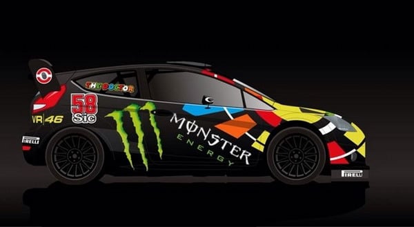Valentino Rossi: al Monza Rally Show con il 58 di Marco Simoncelli sulla fiancata 9