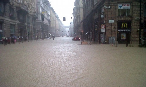 Alluvione Genova. Autostrade: non mettetevi in viaggio verso la Liguria 2