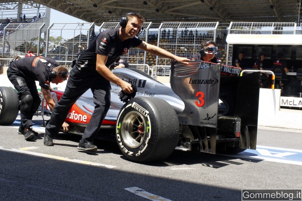 Formula 1 2012: a Jerez si testano i nuovi pneumatici F1 Pirelli 2012 2