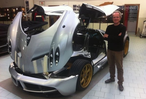 Pagani Huayra: prima "special edition" con cerchi dorati e gomme Pirelli PZero 7