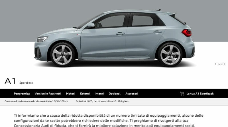 Audi A1 Prezzo 2023: Prezzi Listino Ufficiale Versioni Audi Italia 5