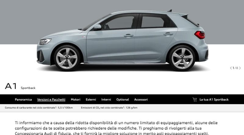 Audi A1 Prezzo: Prezzi Listino Ufficiale Versioni