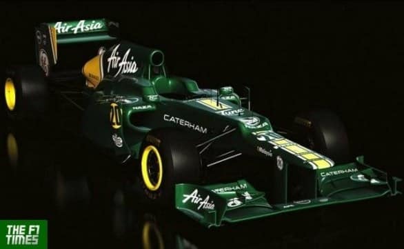 Caterham CT 01 è la prima monoposto di Formula 1 2012 2