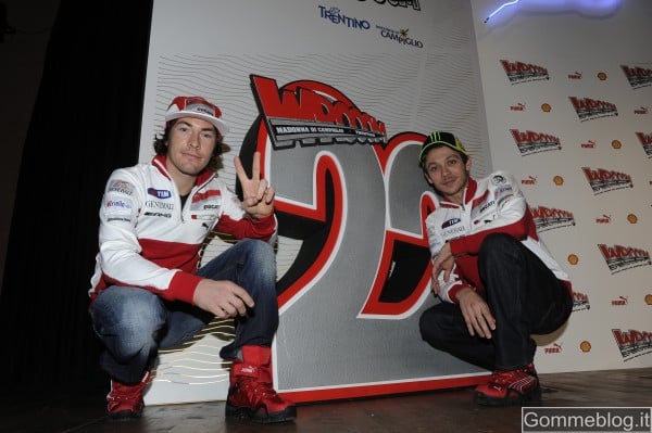 Valentino Rossi e Nicky Hayden a Wrooom 2012: pronti a tornare in azione con la Ducati GP12