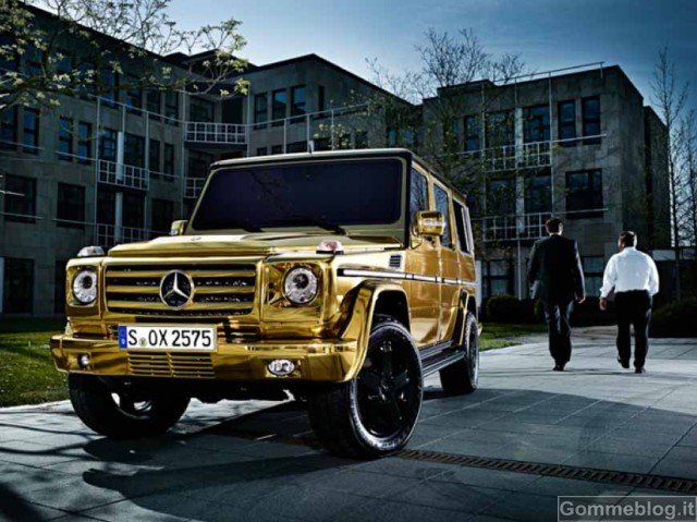 Una Mercedes Classe G tutta d’oro per celebrare i suoi successi 12