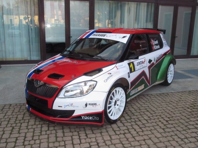 Luca Rossetti nel Campionato Rally Turco con la Skoda Fabia S2000 9