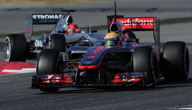 mclaren hamilton stagione 2012 formula 1 test