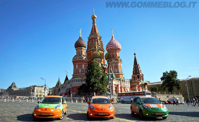 Bridgestone Ecopia EP150 in tour con Nissan LEAF