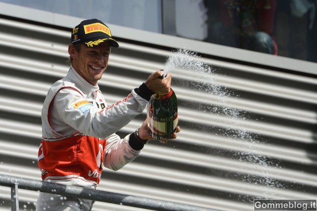 F1 Spa: Button ottiene la sua seconda vittoria della stagione con Pirelli 8