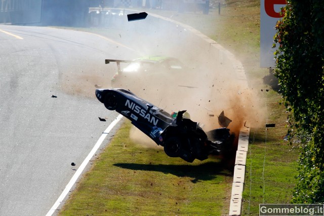 Video Incidente Nissan Deltawing nei Test a Road Atlanta 2012 3