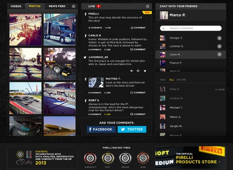 Pirelli APP F1: la prima APP dedicata alla Formula Uno 10