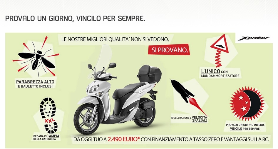 Yamaha lancia gli incentivi di primavera: prova Xenter 125 e 150 e compralo ad una tariffa agevolata 5