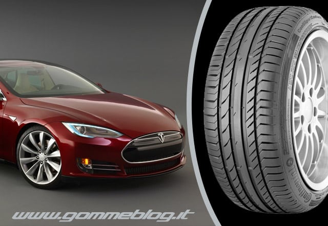 Auto elettriche Tesla premia le Gomme Continental