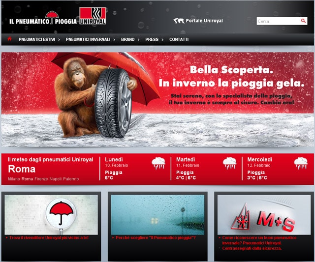 Uniroyal, sbarca sul web il sito italiano 4