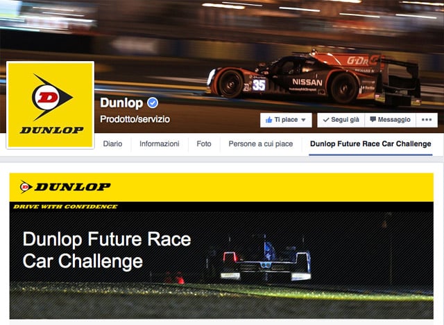 Dunlop Future Race Car Challenge: Progetta Tu l’auto da corsa del futuro