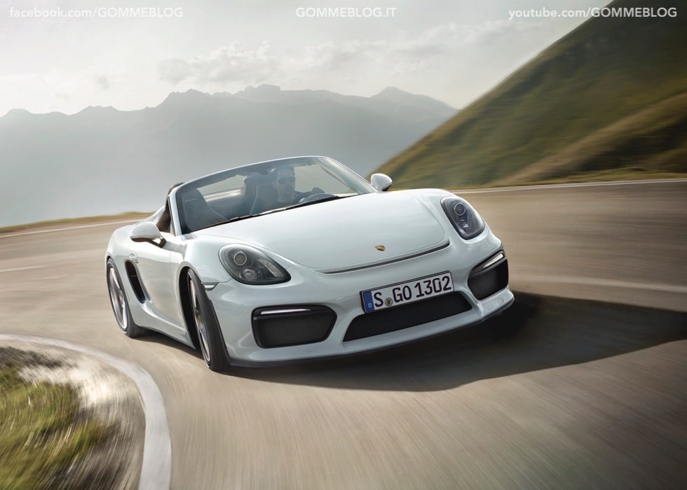 Porsche Boxster Spyder: 375 CV e componenti 911 Carrera 16