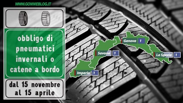 Ordinanze Pneumatici Invernali 2017: LIGURIA 1