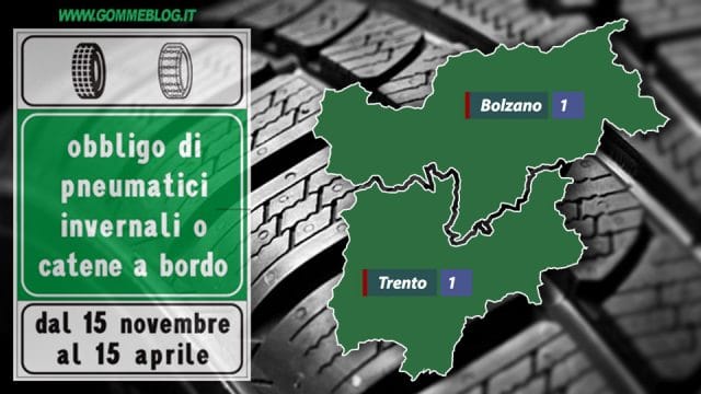 Ordinanze Pneumatici Invernali 2017: TRENTINO-ALTO ADIGE/SüDTIROL 1