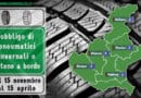 Ordinanze Pneumatici Invernali 2017: VENETO