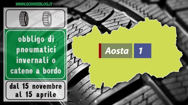 Ordinanze Pneumatici Invernali 2017: VALLE D'AOSTA 1