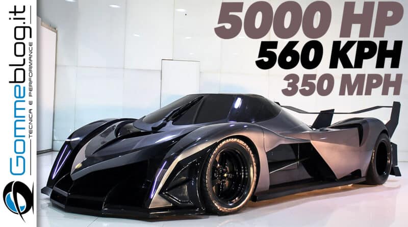 Devel Sixteen: i segreti dell'auto più potente al mondo da 5000 CV 5