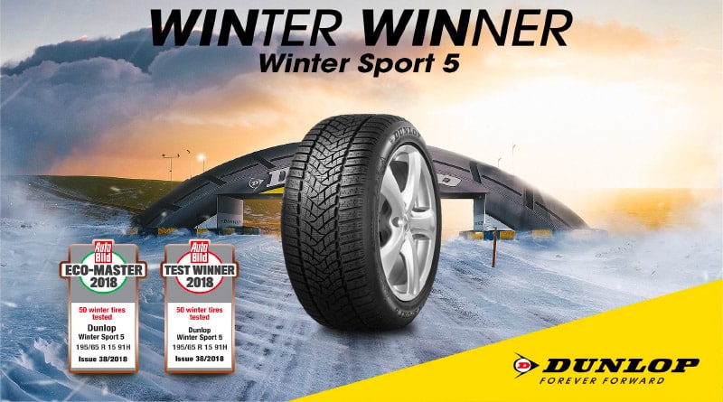 Dunlop Winter Sport 5 vince il Test Pneumatici Invernali AutoBild 2