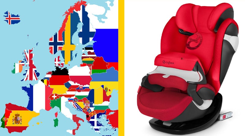 Sicurezza in Auto: Seggiolini Bambini, Come funziona in Europa 9