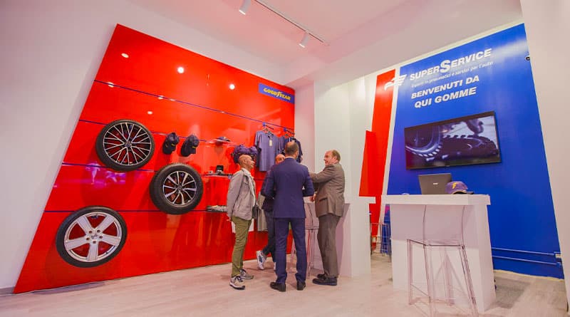 Goodyear e SuperService: a Milano il 1° Concept Store dei Pneumatici 1