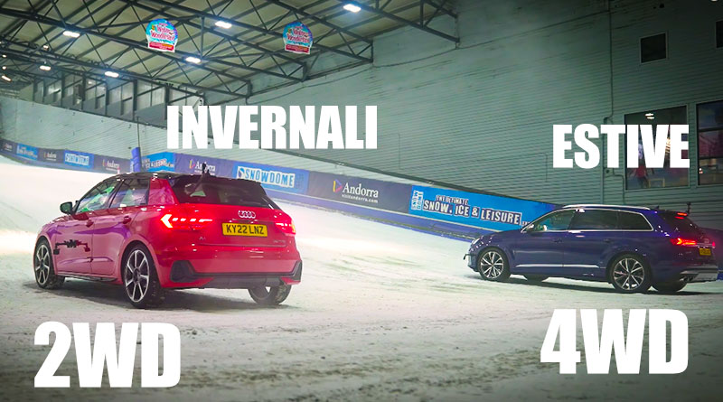 TEST GOMME: AUDI A1 (2WD) con Invernali VS SQ7 (4WD) con Estive ? 2