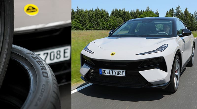 Pneumatici Pirelli Elect sull’hyper-Suv Lotus Eletre 1