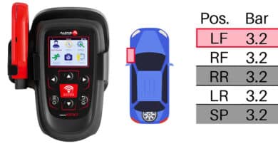 ALCAR TECH600: arriva la diagnosi batteria e sensori TPMS 3