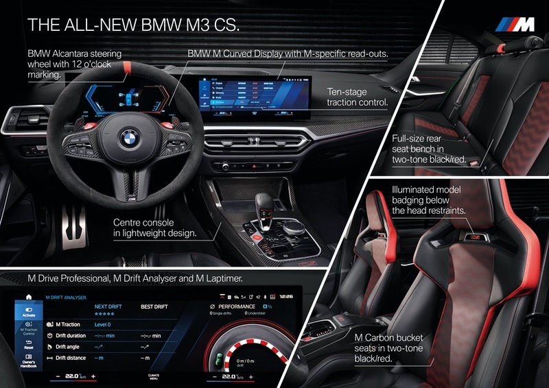 Nuova BMW M3 CS .. berlina da 550 CV e + 300 km/h 4