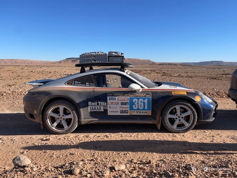 Pirelli Scorpion All Terrain Plus e porsche 911 Dakar: 7000 km un solo set di pneumatici 13